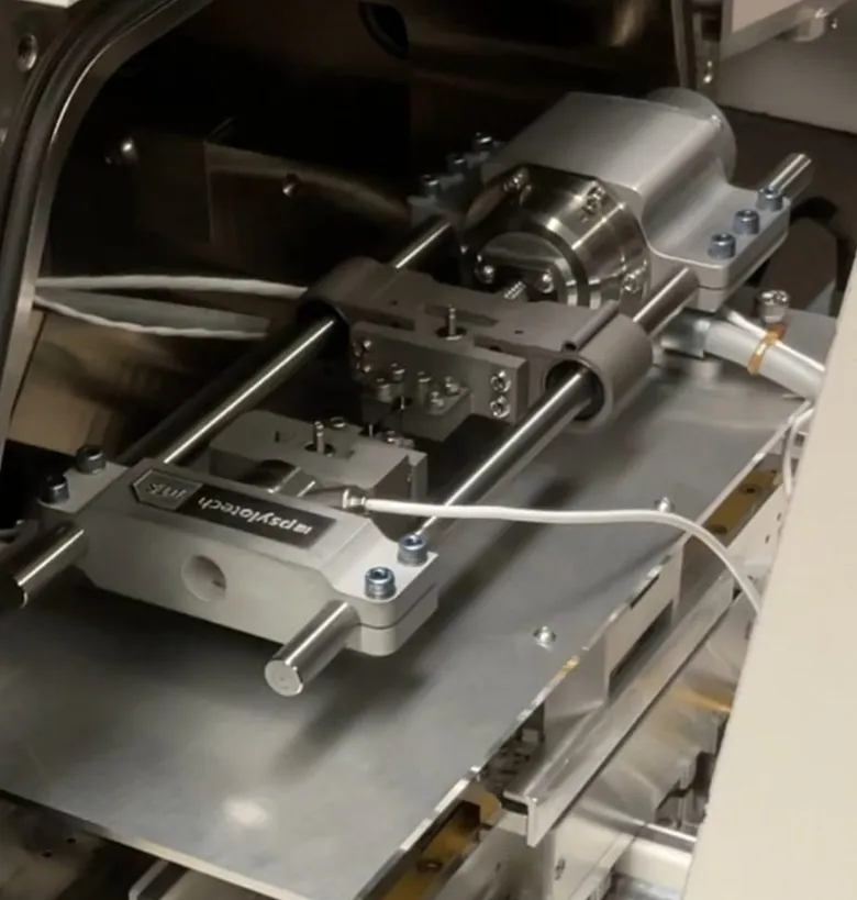 The Psylotech µTS compact mechanical testing system.