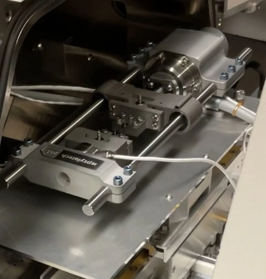 The Psylotech µTS compact mechanical testing system.